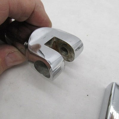 Mixed Lot of Harley Davidson Chrome Footpeg Clevis Mounts Misc Hardwar