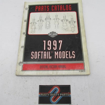 Harley Davidson Official Factory 1997 Softail Models Parts Catalog 994