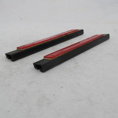 Pair of Harley Davidson OEM Saddlebag Red Latch Reflectors 15A1A
