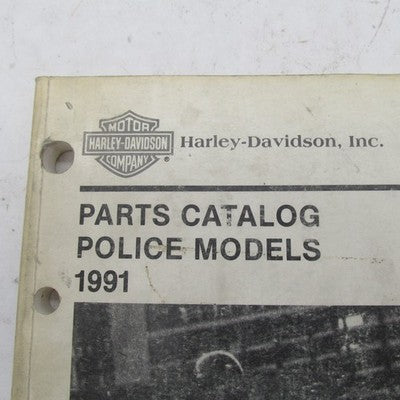 Harley Davidson Genuine 1991 Police Models Parts Catalog Official 9954