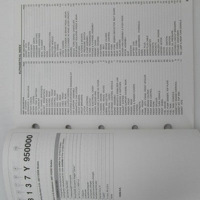 Harley-Davidson Official Factory 2007 FXDSE Model Parts Catalog 99430-