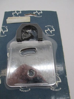 NOS Designs By Novello Motorcycle License Plate Mount Bracket Chrome I