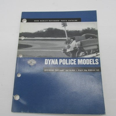 Harley-Davidson OEM 2002 Dyna Police Models Parts Catalog 99544-02