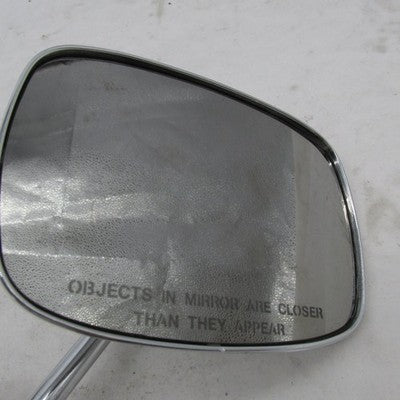 Harley Davidson OEM Right-Side Short Stem Rectangle Mirror Chrome 9187