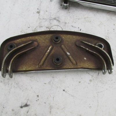 Pair of Harley Davidson OEM Vintage D-Shaped Rider Footboards 50603-74