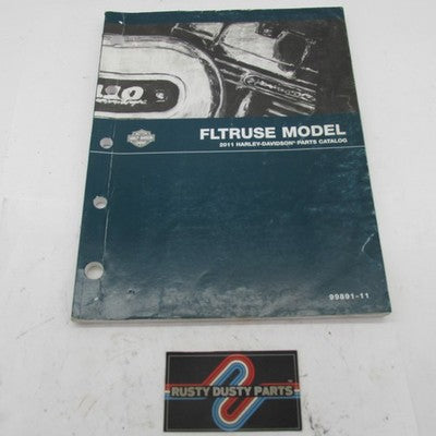 Harley Davidson Official Factory 2011 FLTRUSE Model Parts Catalog 9989