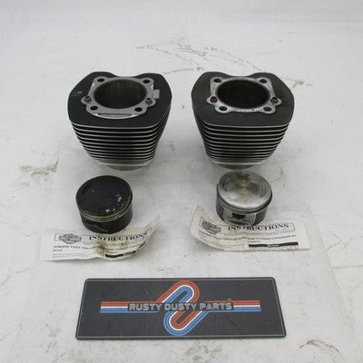 Pair of Harley OEM Stock 99-06 Twin Cam 88 Cylinder Jugs & STD Pistons