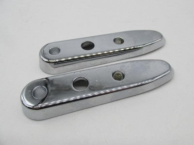 Pair of Harley Genuine Chrome Turn Signal Directional Relocation Pads