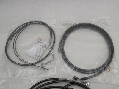 Magnum Black Pearl Handlebar Install Kit for 12"-14" Bars FLHTK 0610-1