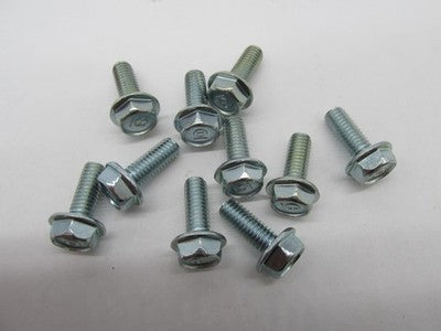 Lot of 10 Harley Davidson Genuine NOS M6x1.0x16mm Hex Head Flange Scre