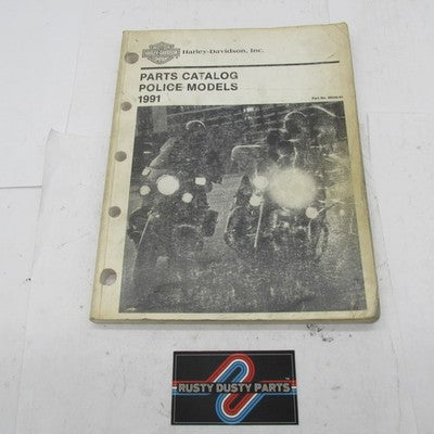 Harley Davidson Genuine 1991 Police Models Parts Catalog Official 9954
