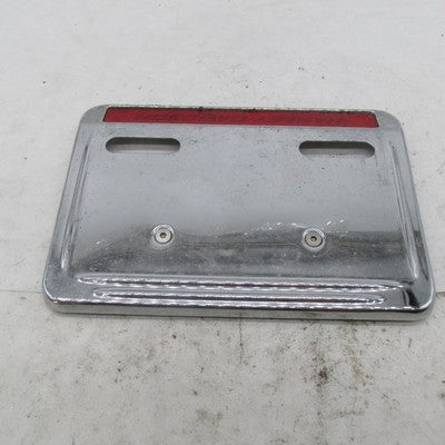 Harley Davidson OEM License Plate Frame Script Backplate w/ Reflector