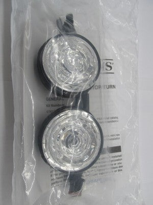 Harley Davidson Genuine NOS Pair LED Bullet Turn Signal Insert Kit Red