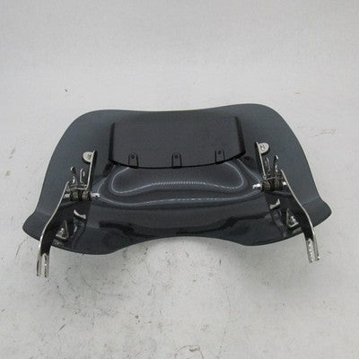 Harley OEM Dark Smoked Detachable Wind Splitter Vented Windshield & Ki