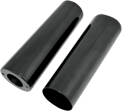 Drag Specialties Fork Slider Covers Black Plus 4in. 0411-0046