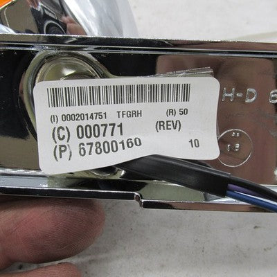 Harley Davidson OEM 14-23 Touring Front Turn Signals Chrome 67800161 6