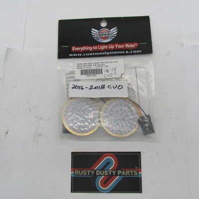 Custom Dynamics NOS 16-18 CVO Front Turn Signal Bullet LED Inserts GEN
