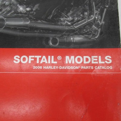 Harley Davidson Official Factory 2006 Softail Models Parts Catalog 994