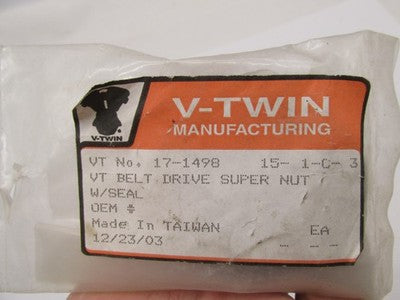 V-Twin NOS Harley Belt Drive Super Nut with Seal 17-1498