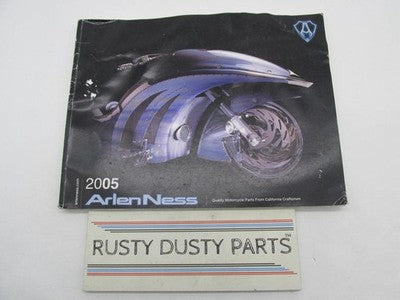 Arlen Ness Harley Davidson 2005 Motorcycle Parts Catalog Book