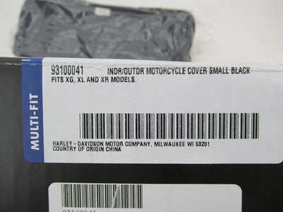 Harley-Davidson Genuine OEM NOS Indoor/Outdoor Cover Black 93100041
