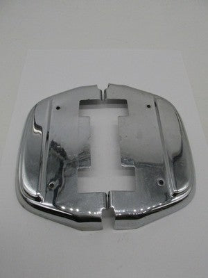 Pair of Harley Davidson Chrome Passenger Floorboard Footboard Covers