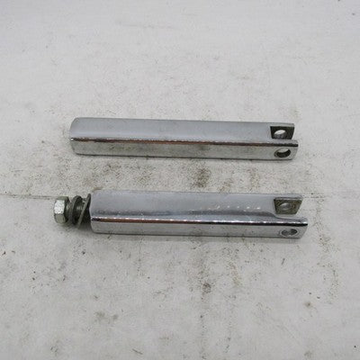 Pair of Harley Davidson OEM Chrome Highway Peg Mounts Sportster Ironhe