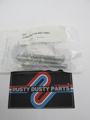 Lot of 3 Harley-Davidson OEM NOS 1/4"-20 x 2-1/2" Torx Button Head Scr