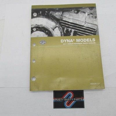 Harley-Davidson Official Factory 2011 Dyna Models Parts Catalog 99439-