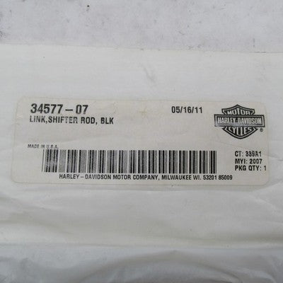 Harley Davidson OEM NOS Gloss Blck Linkage Shfter Rod Frwrd Setup 06-1