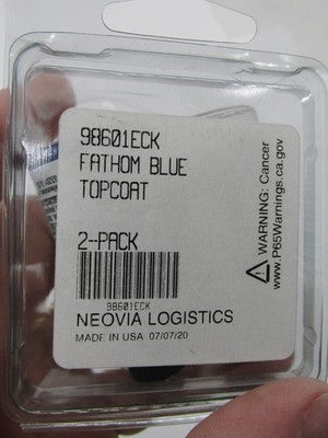 Harley Davidson Genuine NOS Touch Up Paint Kit Fathom Blue Topcoat 986