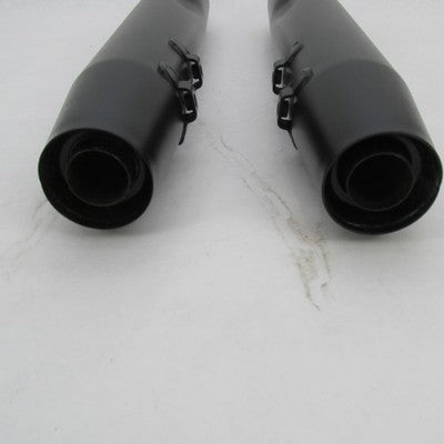 Set of Harley Davidson Genuine Stock Black Muffler 17+ 64901268, 64901