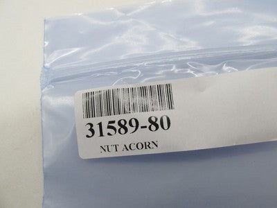 Lot of 6 Harley-Davidson Genuine NOS Chrome Acorn Nuts 31589-80