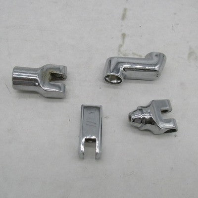Mixed Lot of Harley Davidson Chrome Footpeg Clevis Mounts Misc Hardwar