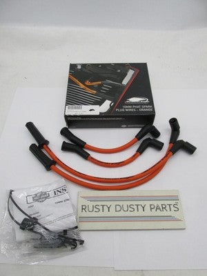 Harley Screamin' Eagle NOS OEM 10MM Phat Spark Plug Wires, Orange 3160