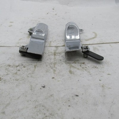 Pair of Harley Genuine Chrome Upper Swingarm Covers 00-07 FLSTF FLSTC