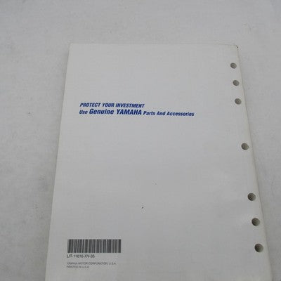 Yamaha OEM 1994 XV535 Service Repair Manual LIT-11616-XV-35
