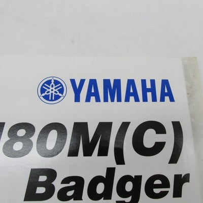 Yamaha YFM80M(C) Badger Supplementary Service Manual LIT-11616-13-28