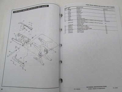 Harley-Davidson Official Factory 2012 VRSC V-Rod Parts Catalog 99457-1