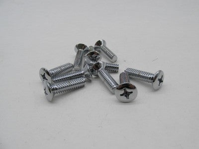 Lot of 10 Harley-Davidson Genuine NOS Chrome Air Cleaner Screws 94397-