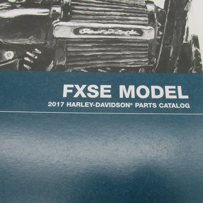 Harley Davidson Official Factory 2017 FXSE Model Parts Catalog 9400041