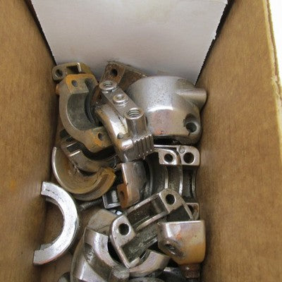 Large Lot of Vintage BSA Throttle Handlebar Housing Collars Clamps