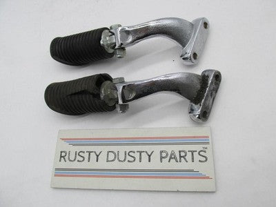 Harley-Davidson OEM Footpeg Brackets w/ Folding Pegs Chrome Bolt-On Pa