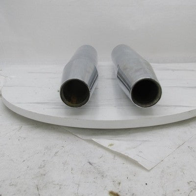Harley Davidson OEM Pair of Chrome Tapered Exhaust Mufflers 65357-07