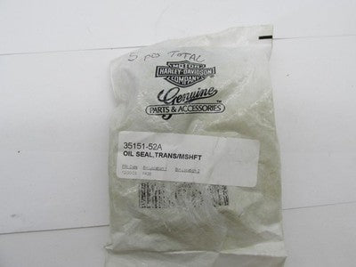 Lot of 5 Harley Davidson Genuine NOS Transmission Mainshaft Oil Seal 3