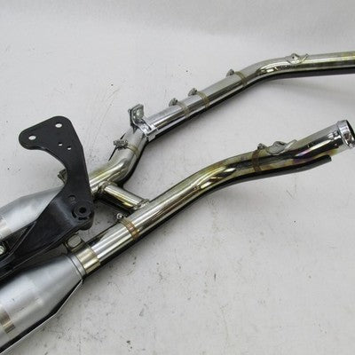 Harley OEM Complete Dual Exhaust System Headers Heat Shields Mufflers