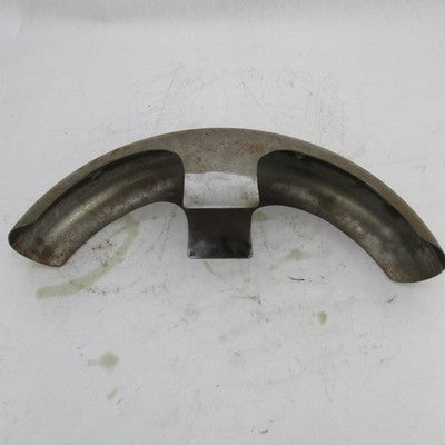 Custom Harley Davidson 5-5/8" Raw Steel Unpainted Front Fender