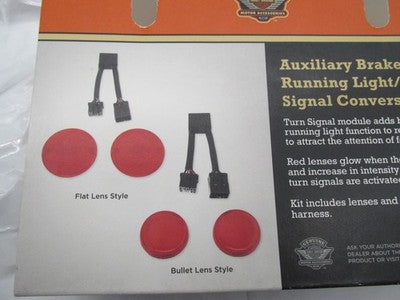 Harley-Davidson OEM NOS Aux Brake Light / Turn Signal Conversion Kit 6
