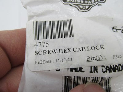 Lot of 3 Harley Davidson Genuine NOS Screw Hex Cap 4775