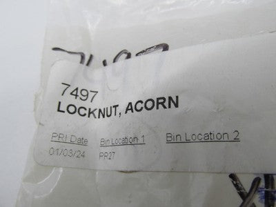 Lot of 11 Harley Davidson NOS OEM Acorn Lock Nut 7497